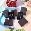 5Pcs Hot Stamping Planet Cardboard Jewelry Packaging Boxes CON-TA0001-44A-7