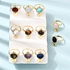 Brass Cuff Rings for Women GG-CBA7610-10G-1