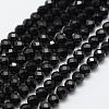 Natural Black Spinel Beads Strands X-G-E366-07-5mm-2