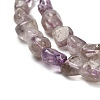 Natural Purple Phantom Quartz Purple Lodolite Quartz Beads Strands G-P497-01E-39A-4