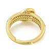 Brass Pave Cubic Zirconia Rings RJEW-U011-02G-3