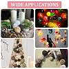 32Pcs 12 Styles Wicker Rattan Balls AJEW-SC0004-28-7