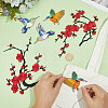 6Pcs 6 Styles Non-woven Fabrics Clothing Iron On Patches DIY-PH0036-50-3