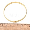 Brass Plain Bangles BJEW-C140-30G-5