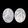 Natural White Shell Carved Cabochons SHEL-G024-02C-1