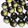 Transparent Spray Painted Glass Cabochons GLAA-S190-013C-F04-1