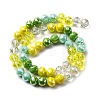 Transparent Glass Beads Strands GLAA-Q009-01B-4