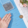 400Pcs 304 Stainless Steel Ball Head Pins STAS-UN0049-22-4
