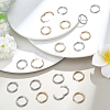 20Pcs 2 Colors 202 Stainless Steel Huggie Hoop Earrings EJEW-BBC0002-35-4
