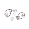 925 Sterling Silver Studs Earring EJEW-H002-10P-2