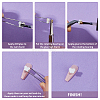 24Pcs 2 Styles Alloy 3D Nail Art Rotary Bearing for Nail Art Designs MRMJ-FH0001-67-3