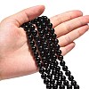 Natural Onyx Beads Strands G-G390-8mm-01-5