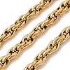 304 Stainless Steel Rope Chains CHS-K024-16G-1