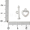 Brass Toggle Clasps KK-CBAFC6C-07C-P-4