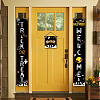 Polyester Hanging Sign for Home Office Front Door Porch Decorations HJEW-WH0023-016-5