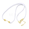 3MM Round Nylon Milan Cord Necklaces Making NJEW-H091-01G-28-1