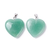 Natural Green Aventurine Pendants G-G956-B37-FF-2