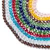 Electroplate Glass Beads Strands EGLA-X0007-01C-8mm-3