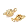 High Polished Ocean Brass Micro Pave Clear Cubic Zirconia Pendants CU-CBAF3CF-02J-01-2