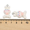 Opaque Resin Pendants LS-RESI-XCP0002-34-3