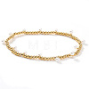 Minimalist Brass Round Beads Stretch Bracelets for Women OV6475-5-1