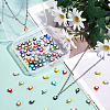 100Pcs 10 Colors 304 Stainless Steel Enamel Charms STAS-NB0001-12-4