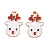 Christmas Alloy Enamel Pendants FIND-I067-02KCG-02B-1