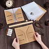 4Pcs Kraft Paper Passport Cover DIY-WA0001-39-3