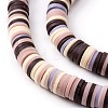 Handmade Polymer Clay Beads Strands CLAY-R089-8mm-T015-6