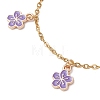 Alloy Enamel Charm Bracelets BJEW-JB13169-03-3