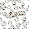 Brass Rhinestone Spacer Beads RB-A020-10mm-28S-1