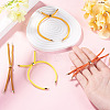 4Pcs 4 Colors Polyester Cord Bracelet Making MAK-TA0001-44-6