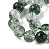 Dyed Round Natural Crackle Quartz Beads Strands G-K084-8mm-04A-4