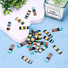 Translucent Resin & Walnut Wood Pendants RESI-TAC0017-47-A05-4