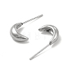 304 Stainless Steel Stud Earing for Women Men EJEW-P216-01P-2