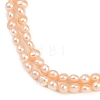 Natural Cultured Freshwater Pearl Beads Strands PEAR-P064-19G-12C-4