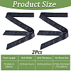 2Pcs PU Leather Wrap Belts for Coat AJEW-CL0005-83-2