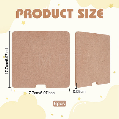 MDF Portable Clay Wedging Board AJEW-WH0609-817-1