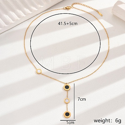 Stainless Steel Y-Shaped Necklaces for Women DA3123-6-1