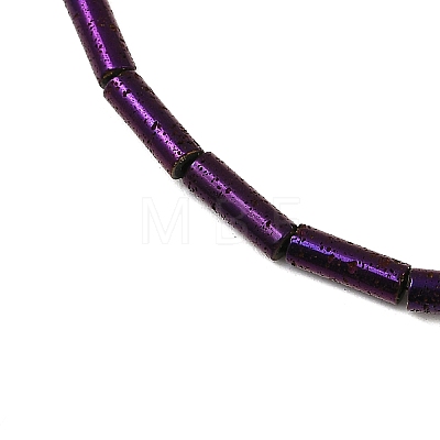 Electroplated Natural Lava Rock Beads Strands G-K388-03A-10-1