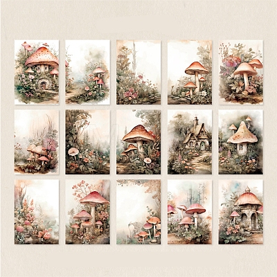 30 Sheets 15 Styles Forest Theme Scrapbooking Paper Pads PW-WG23567-03-1