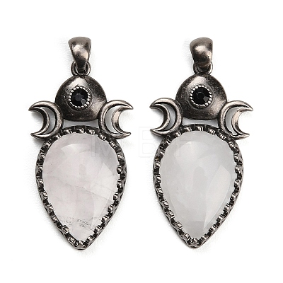 Natural Quartz Crystal Pendants GG-CBACC2B-05AS-01-1