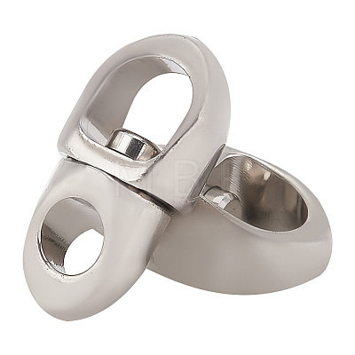 304 Stainless Steel Swivel Clasps STAS-WH0038-39-1