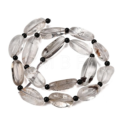 Natural Lodolite Quartz Beads Strands G-F820-M01-02-1