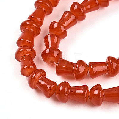 Baking Paint Glass Beads Strands DGLA-N007-01B-1