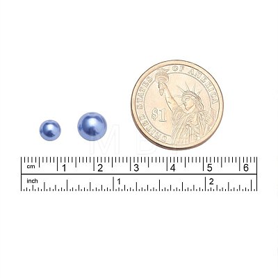 BENECREAT Eco-Friendly Dyed Glass Pearl Round Beads HY-BC0001-8mm-RB015-1