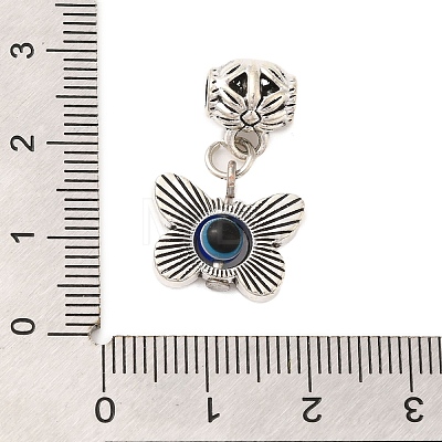 Tibetan Style Alloy Resin Pendants FIND-Z063-06AS-1