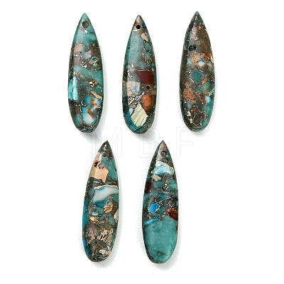 Dyed Synthetic Imperial Jasper Pendants GG-CBAA20A-08C-1