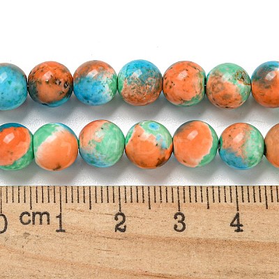 Natural Imperial Jasper Beads Strands G-N342-25A-1