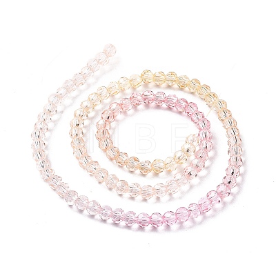 Transparent Glass Beads Strands LS-GLAA-E036-07B-1
